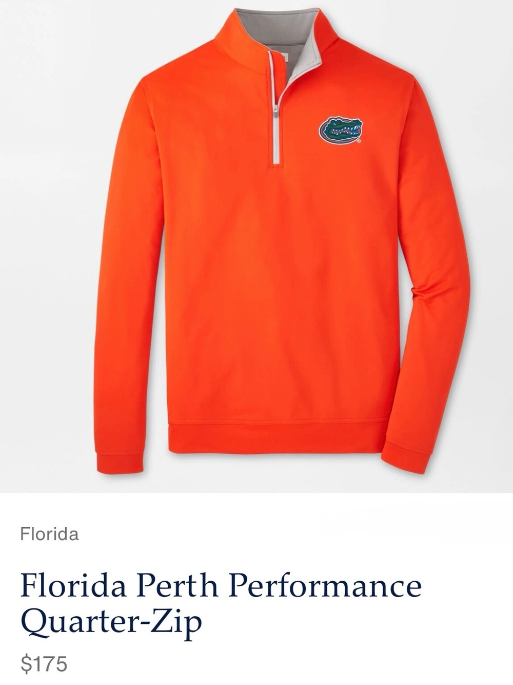 PETER MILLAR Florida Perth Performance Quarter-Zip